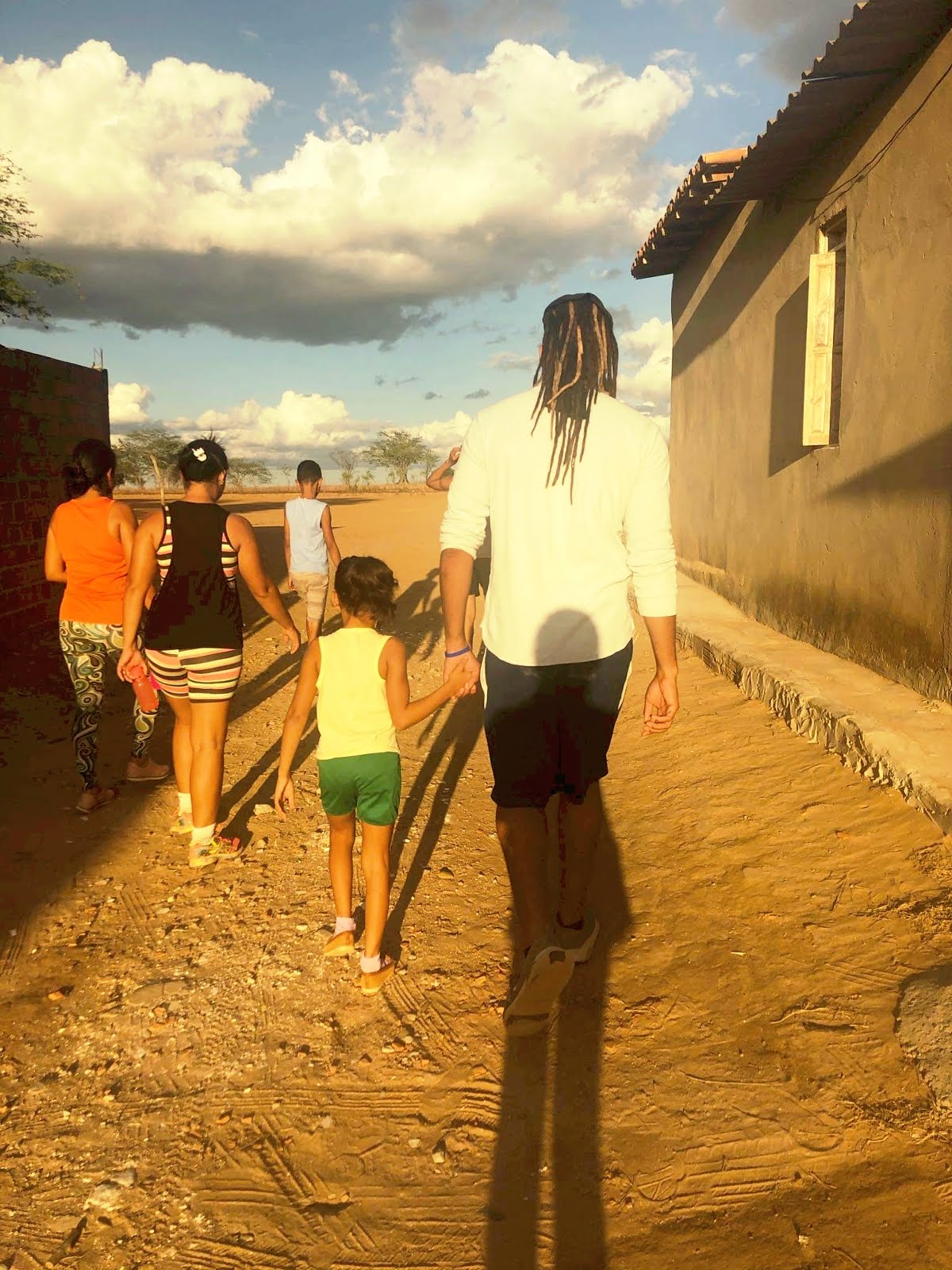 Joseph volunteering in Brazil