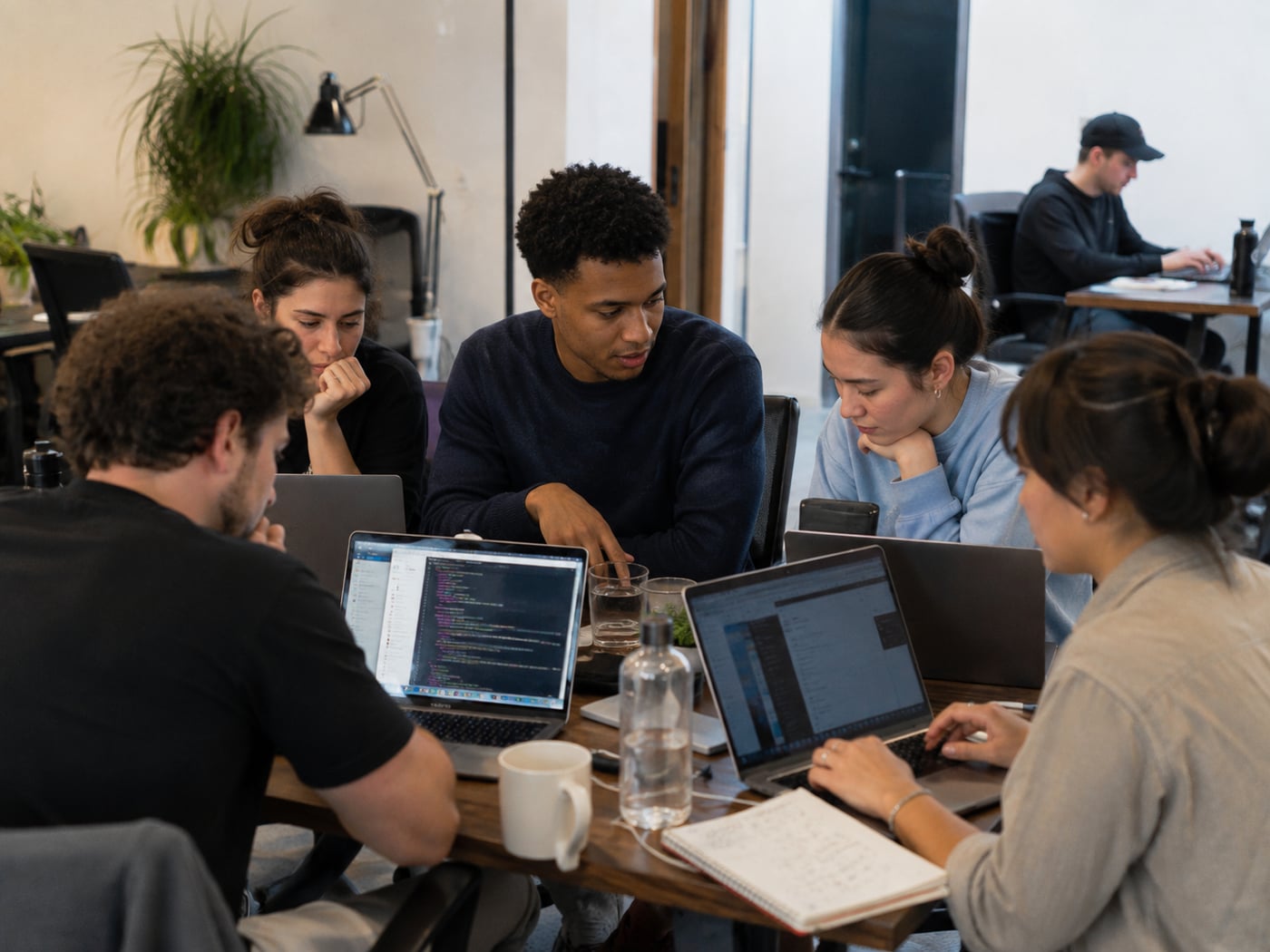 Polaris team collaborating on a project